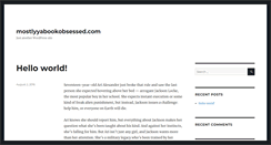 Desktop Screenshot of mostlyyabookobsessed.com
